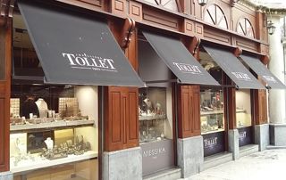 vitrine de la bijouterie tollet